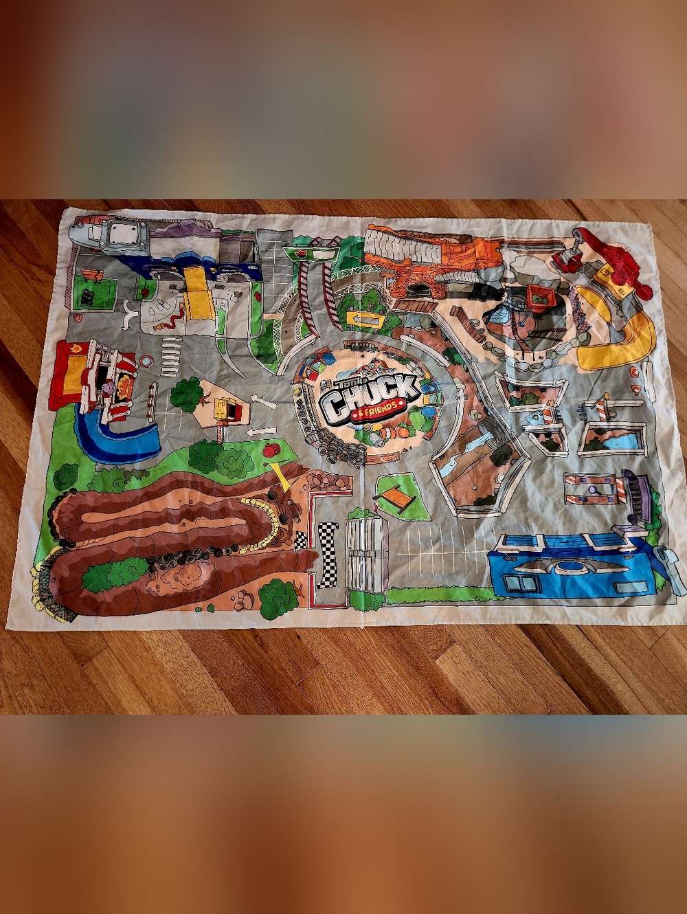 4 Ft Long Chuck & Friends Vehicle Playmat